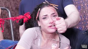 ”Fish hooked submissive hot girl is spanked hard”