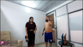 My neighbor comes very provocative to my house and I pretend to fuck her for always warming me up in her sexy clothes - Porno en Espa&ntilde;ol