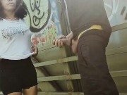 PUBLIC BLOW JOB BIKE TRAIL OUTSIDE CAUGHT BY JOGGER