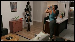 eruption imminent (part 18) by morriganrae - hot futa milf makes horny trans maid suck her monster huge futanari cock