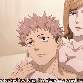 Horny Teens Fucked Too Long, The Store Is Closed Now! Jujutsu Kaisen #2 Parody - UNCENSORED HENTAI