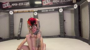 Pvc Stepmommy Torments Sissy in Mma Cage - Thigh Control & Humiliation