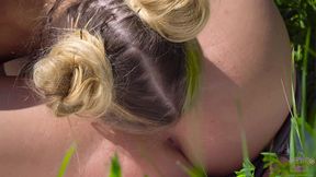 lesbian picnic with lollipop play