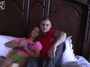 We Have A SCREAMER&excl; Young 18yo teen can't handle the cock&excl;