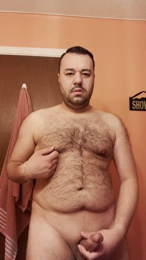 Jerk off and nipple play