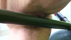 On the Bicycle Bouncing Boobs and Rubbing My Big Clit with Fun