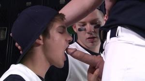 BigDicksAtSchool - Teen Johnny Rapid in socks throat fuck