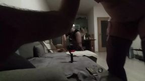 New Strapon Couple Lovers at Home