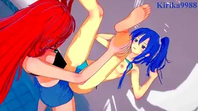 Dark-skinned Anime Babe Masturbates Big Boobs for Hilarious Fap Time Fun