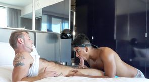Black boy feels entire white dick down the butt hole in supreme positions