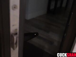 Cuckold husband watching wife fuck bbc