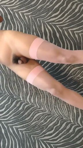 Sexy pink doll bimbo dressed as anime girl   Clip 1