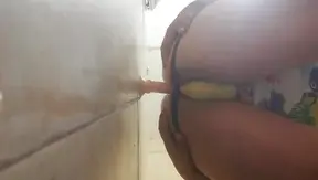 Chilean Cutie Rides a Thick Black Dildo in Hot Shower Fun – 18+