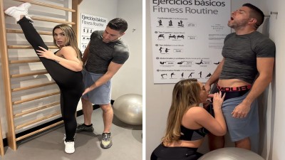 Lucky Gym Personal Trainer Gets to Fuck Mimi Boliviana Hard