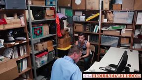 SayUncleNetwork.com - Male suspect barebacked until explosive finish by officer