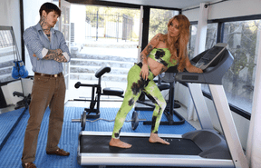 Instead of massaging he fucks his TS clients ass