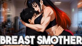 Breast Smother Domination - Rika Crushes Your Face With Her Tits