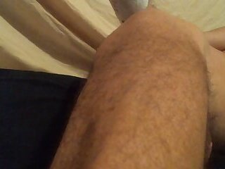 thick and long dildo works my hole open. new hankey's dildo