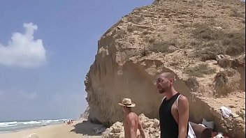 An Israeli gay couple go to the sea and have sex at sea