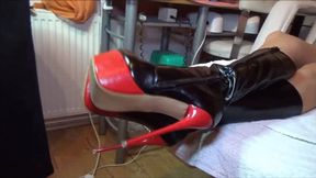 ironing in 7 inch boots - full clip - (1280x720*wmv)