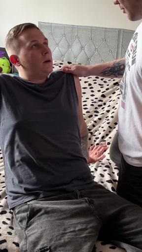 Step-bro Cheats on His Girlfriend with My Big Uncut Cock