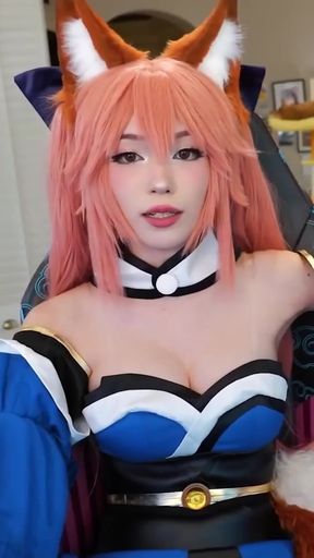 China Doll cosplays as a sexy German babe for some steamy action