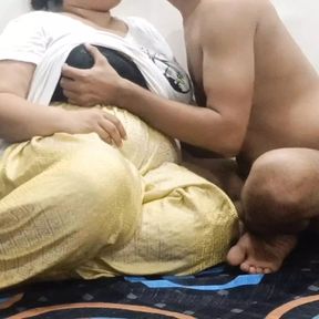 Desi Bbw Chubby Bhabhi Sitting on Face and getting fucked in doggy style