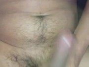 Horney dick throbbing hard in pov masturbation