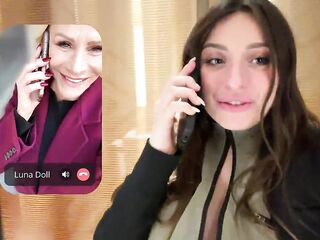 3some With Victoria Nova And Gaby On Valentine's Day - Luna Doll