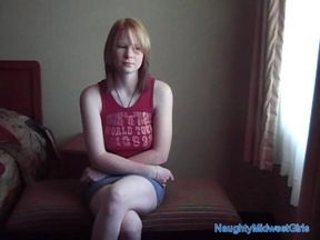 Ann Marie - 18 Yo. Redhead First Time on Camera