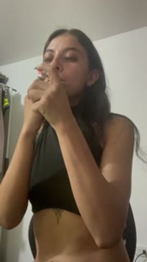 smoked with me dad  and dance sexy ...