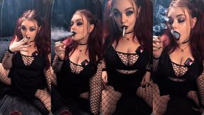 Cum for your smoking goth girlfriend