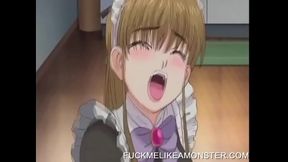 Horny Anime Maid Pleases Her Master With Hardcore Fucking & Orgasm
