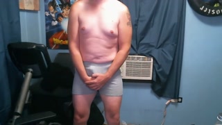 Doing the Potty Dance! Desperately have to Pee, then rub one out after soaking my boxers!