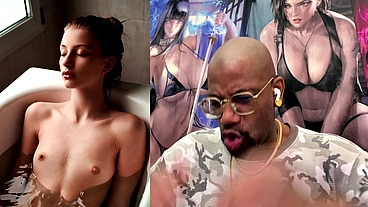 Tight Petite Teen Girl Taking A Hot Bath Needs To Get Skull Fucked, AI Generated