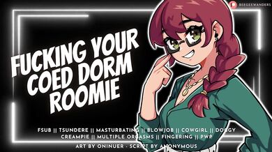 Fuck Your Horny Roomie So She Can Focus on Her Exam [Bratty Slut] | Audio Roleplay