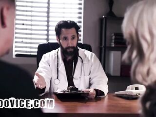 Lewd Doctor Impregnate MILF In Front Of Husband - Kenzie Taylor