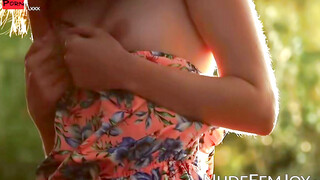 Sun-Kissed Bikini Babes - Exotic Dancer Serenade Woods Strips Down to Pleasure You