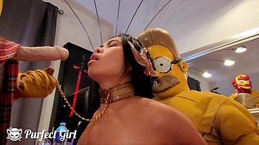 Slave Leia Surprise - Cindy Starfall Star Wars Simpsons Porn Parody Threesome