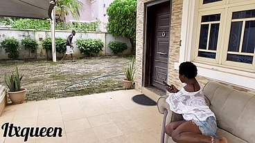 THE GARDENER WITH THE GIANT AFRICAN COCK(FULL VIDEO)