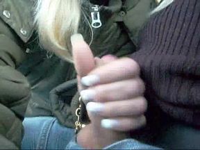 Blowjob in Moving Car