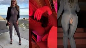 compilation sexy de cette seconde partie au cap d agde mon catsuit a eu ...
