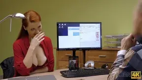 Amateur. Application for credit was declined so why redhead