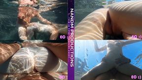 Underwater From Behind – Sex Fantasy with Multiple Angles_4K