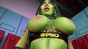 Breed the Lovesick Monstar Stepmommy! Space Jam Cosplay