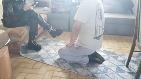 Chinese Mistress Helen -- Punishment Under Military Boots