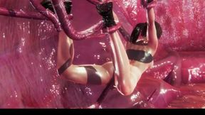 Lara Croft finds a monster in her adventures