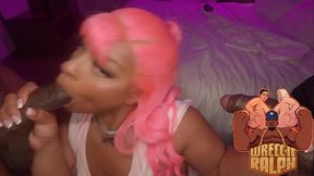 Ebony Slut Mollie Anal Creampie &amp_ DP