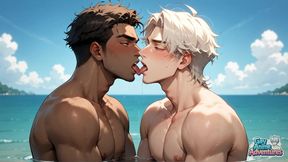 This Amazing, Sex-filled Gay XXX Porn Features a Bulky Boy's Pearl Booty Plug Dribble That Creates a Cathedral Cumshot!