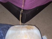 Peein on my toy